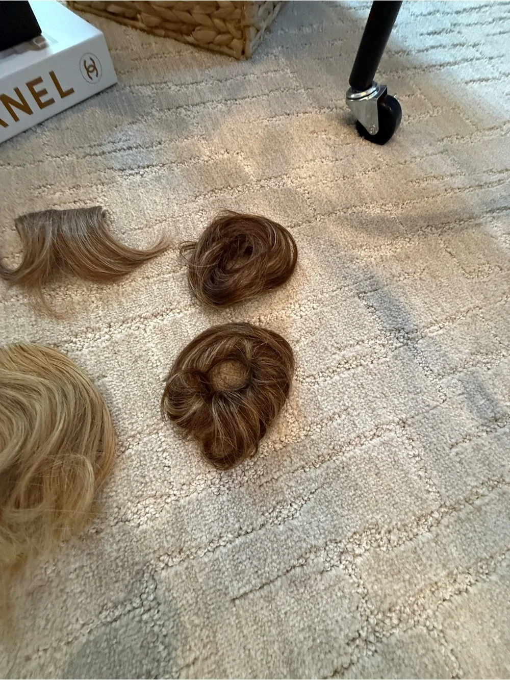 Clip-In Hair Pieces Set - Blonde & Brown Hair Extensions
